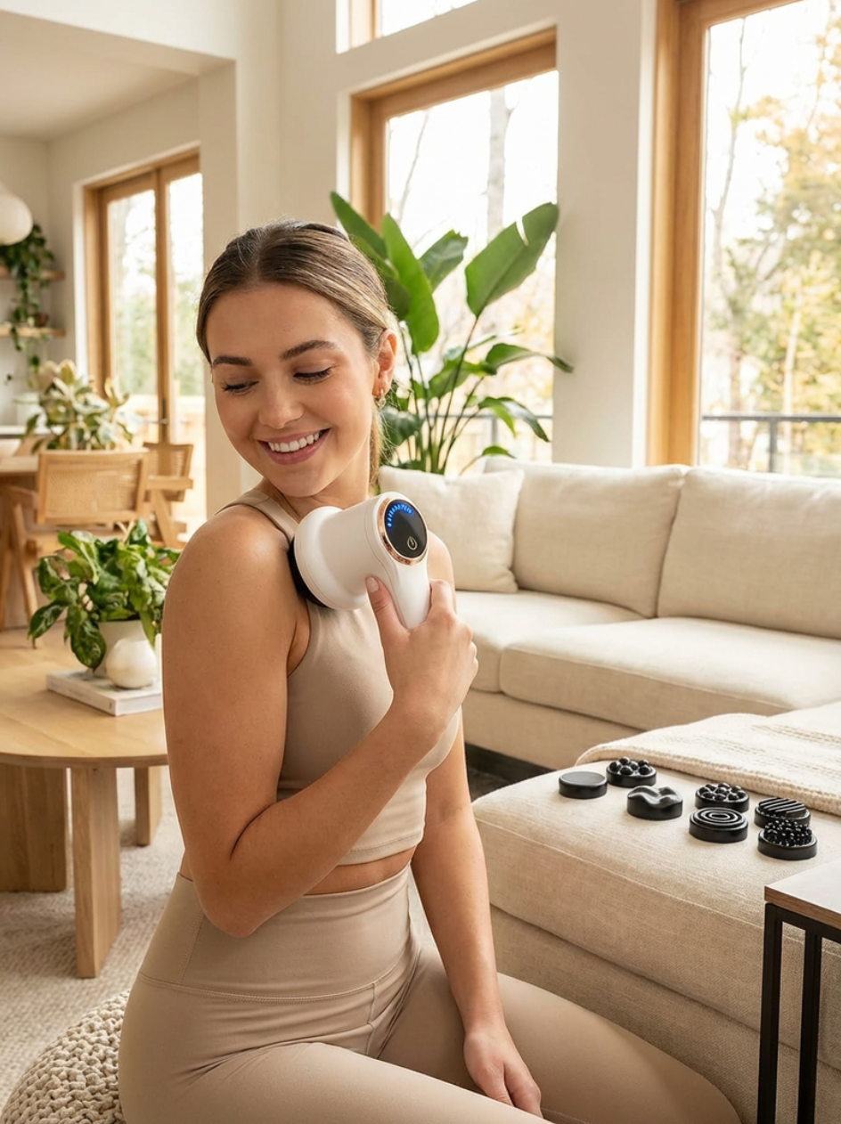 Masseur Corporel Sans Fil 9 Modes